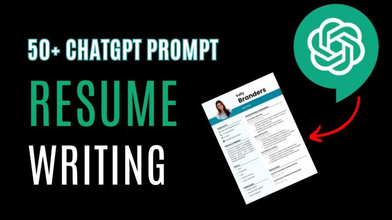 chatgpt prompts for your resume