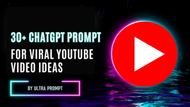 ChatGPT Prompt for Viral YouTube Video Ideas